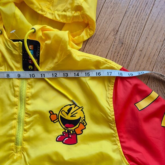NWT PAC-Man light Weight Rain Jacket New Unisex Size Large - Picture 13 of 16